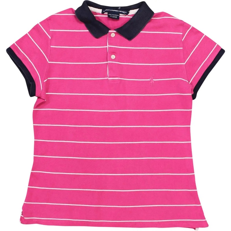 00s Ralph Lauren Pink Polo Shirt