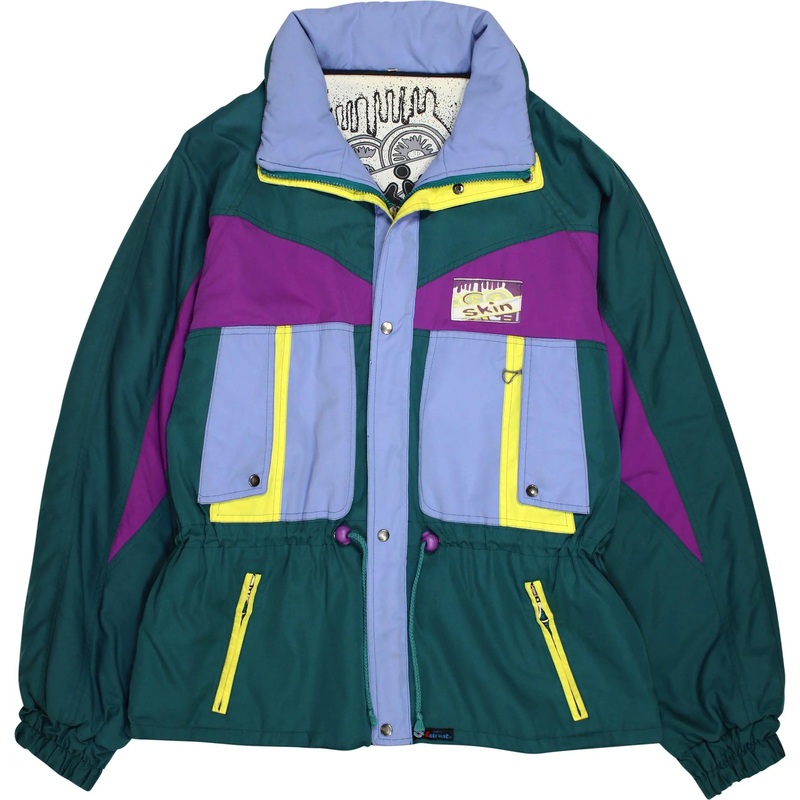 80s Colour Block Ski Jacket