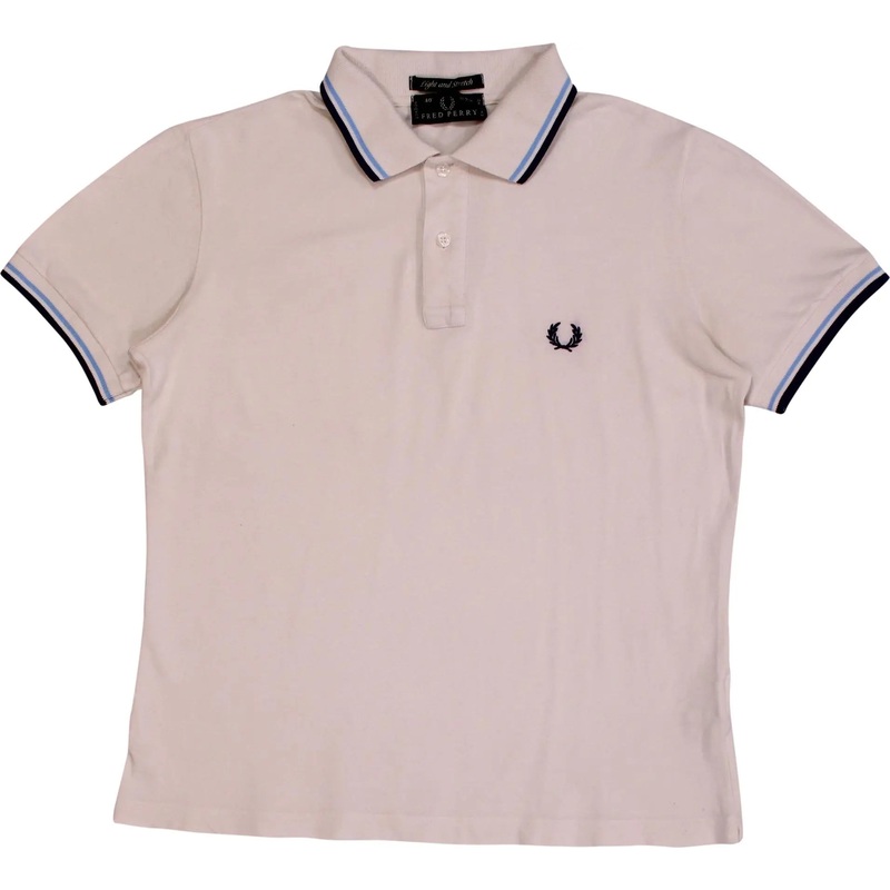 00s White Polo Shirt by Fred Perry