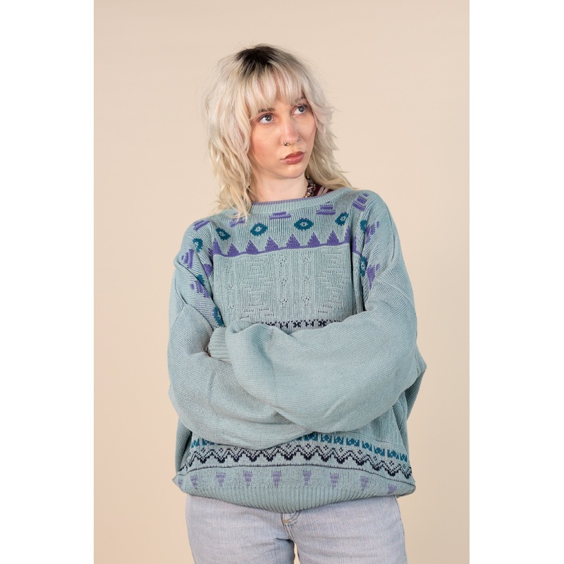 90s Blue Jumper