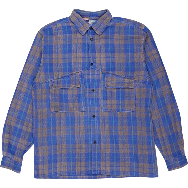 90s Checked Cotton Shirt