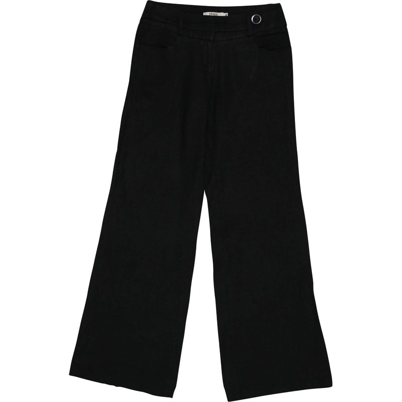 00s Flared Black Pants