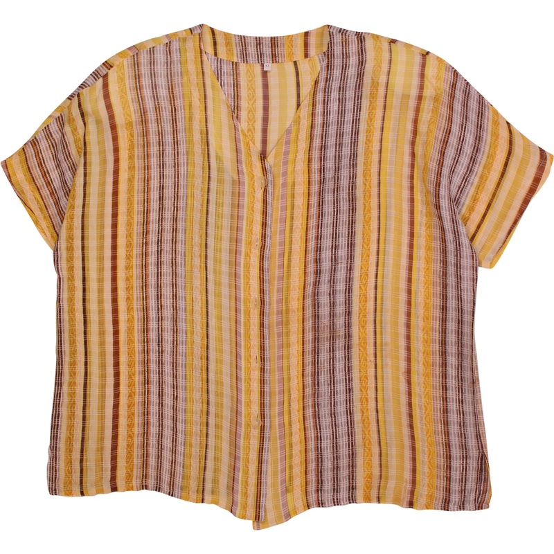 80s Colourful Blouse