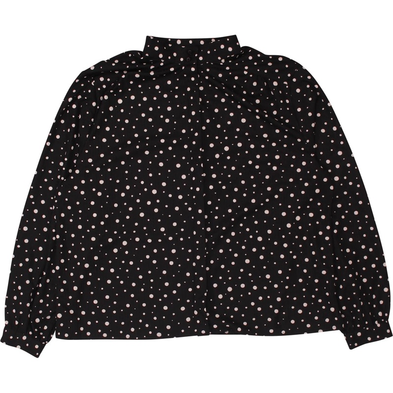 80s Polkadot Blouse