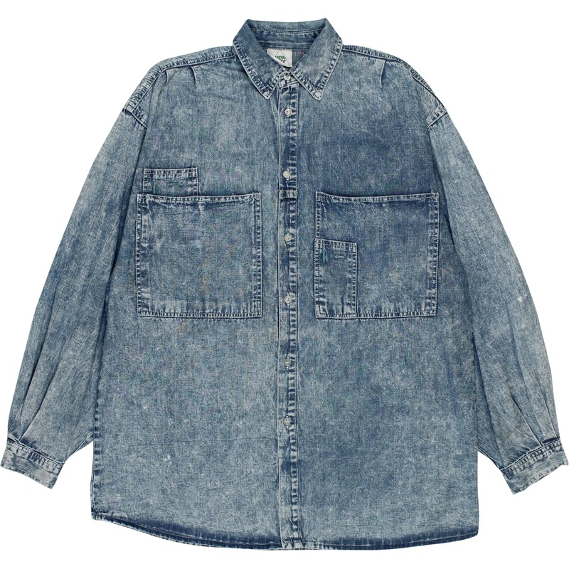 80s Acid Wash Denim Shirt
