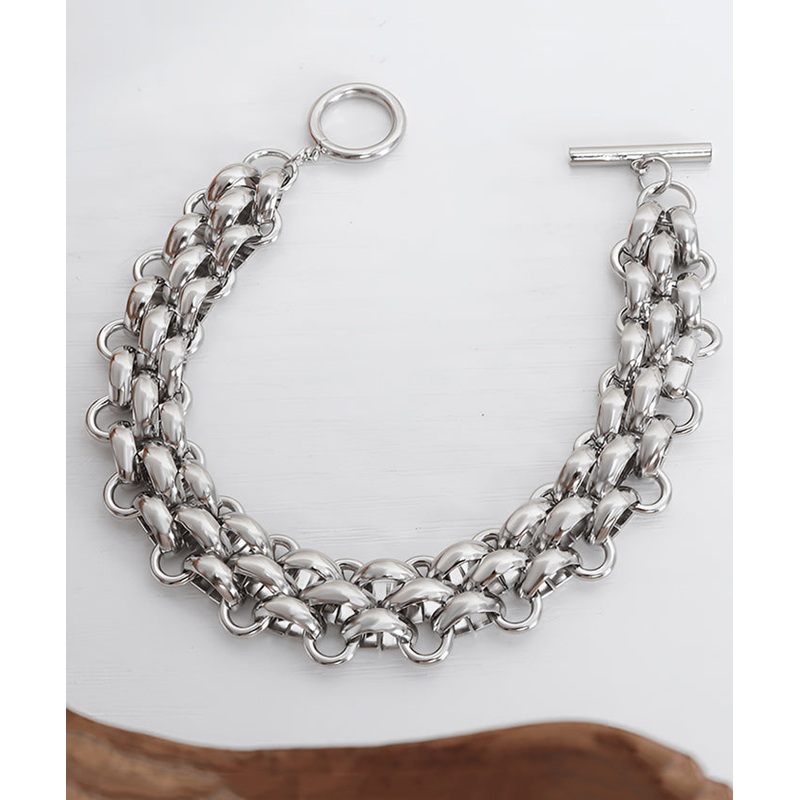 Boutique Silk Stainless Steel Chain Chain Bracelet
