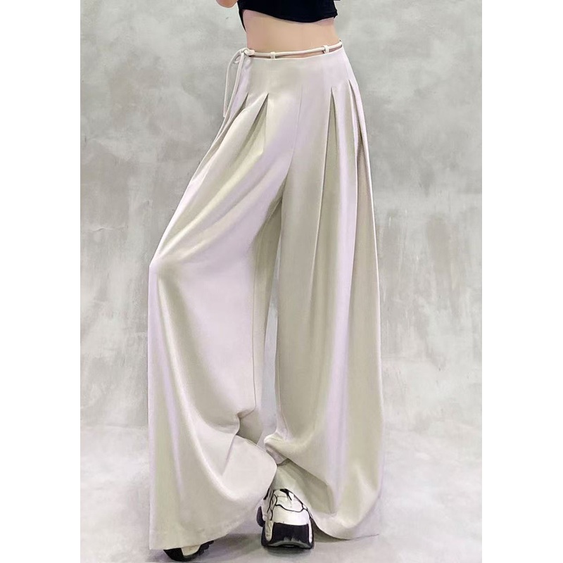 Apricot Pockets Solid Summer Spandex Pants High Waist