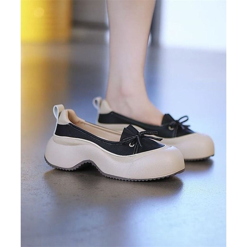 Casual Comfortable Black Versatile Platform Shoes