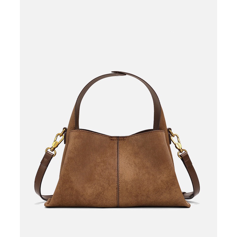 2025 New Brown Versatile Suede Tote Bag