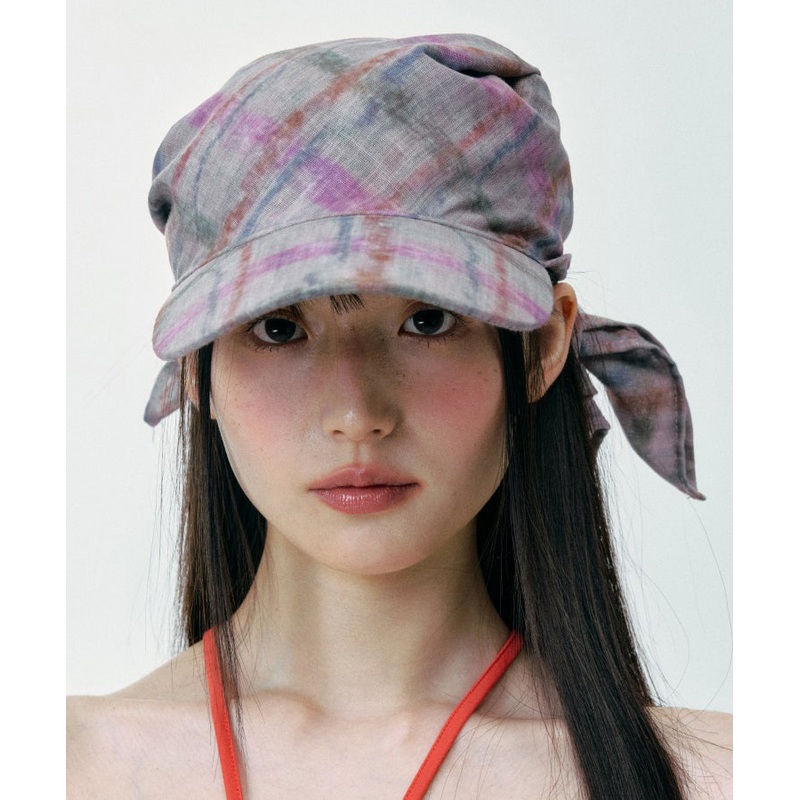 2025 Summer New Korean Edition Colorful Striped Hat