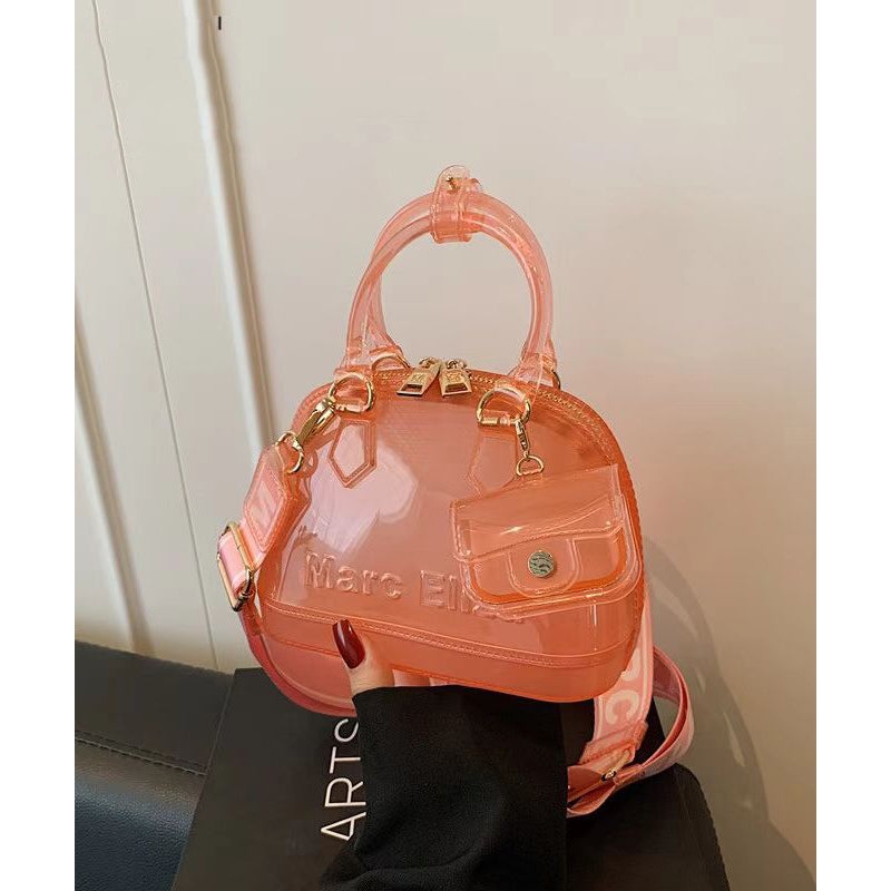 Boho Mixed Color Solid Durable Girls Tote Handbag