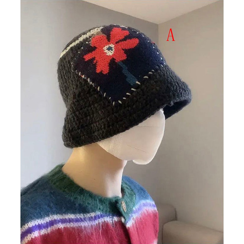 Handmade Casual Versatile Knitted Fisherman Hat